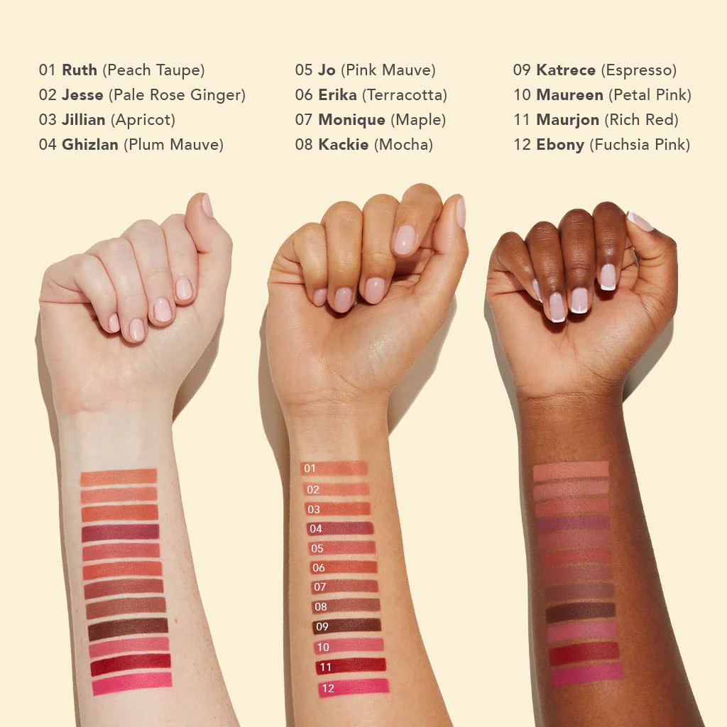 9 13 Lip Liner Arm Swatches